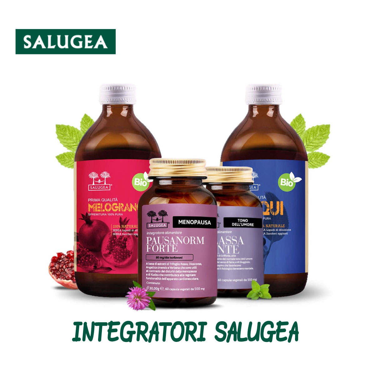 Integratori Salugea: 100% Naturali Made in Italy